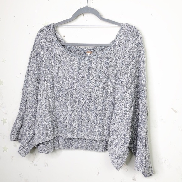 FREE People good day cropped oversized sweater - Picture 3 of 14